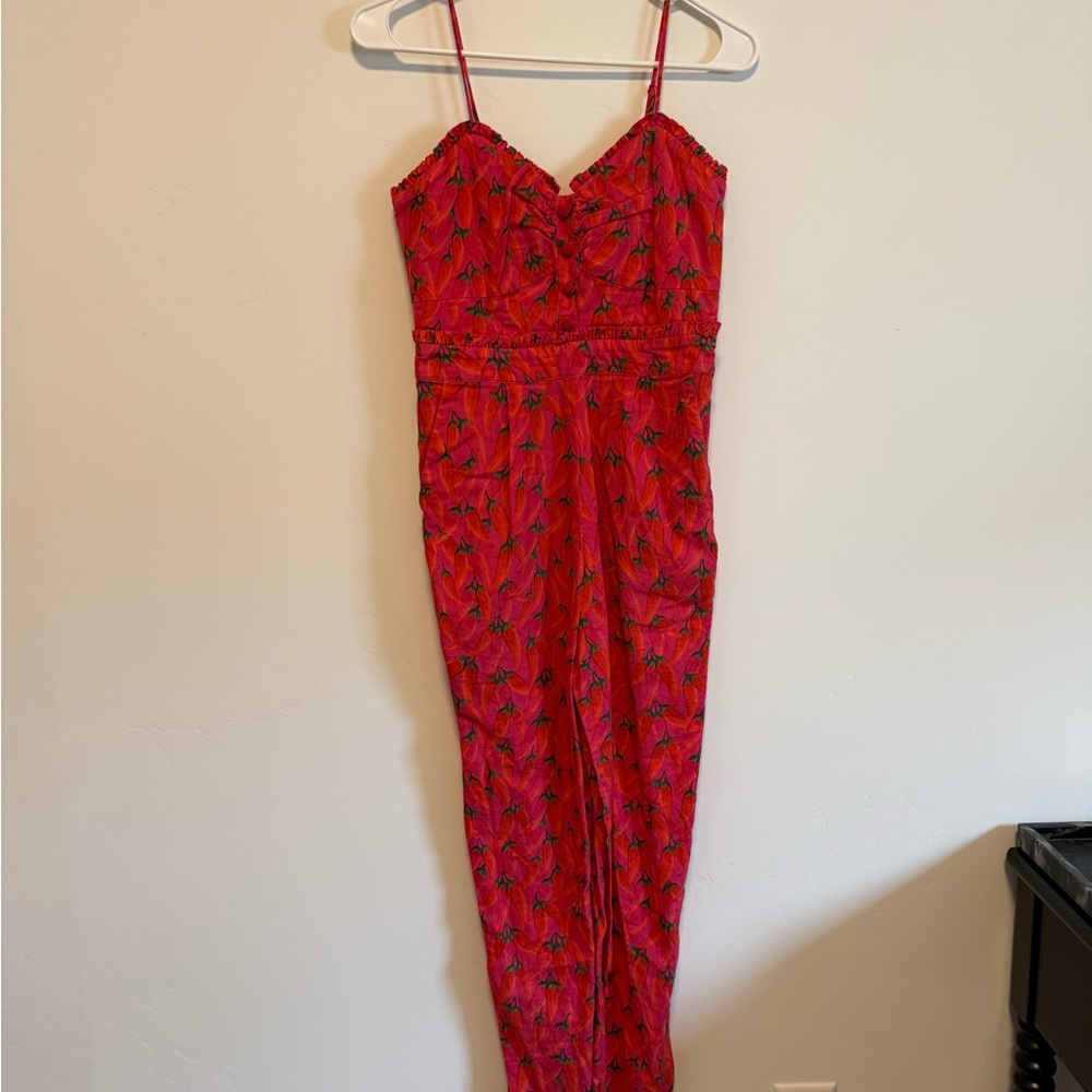 FARM Rio Chile Pepper Jumpsuit - Picture 3 of 5